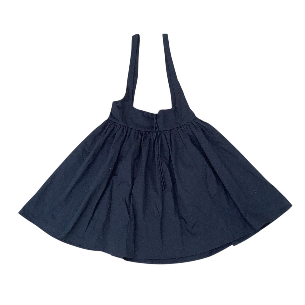 For Love & Lemons Black Pinafore Mini Skirt with‎ Straps Small NWT